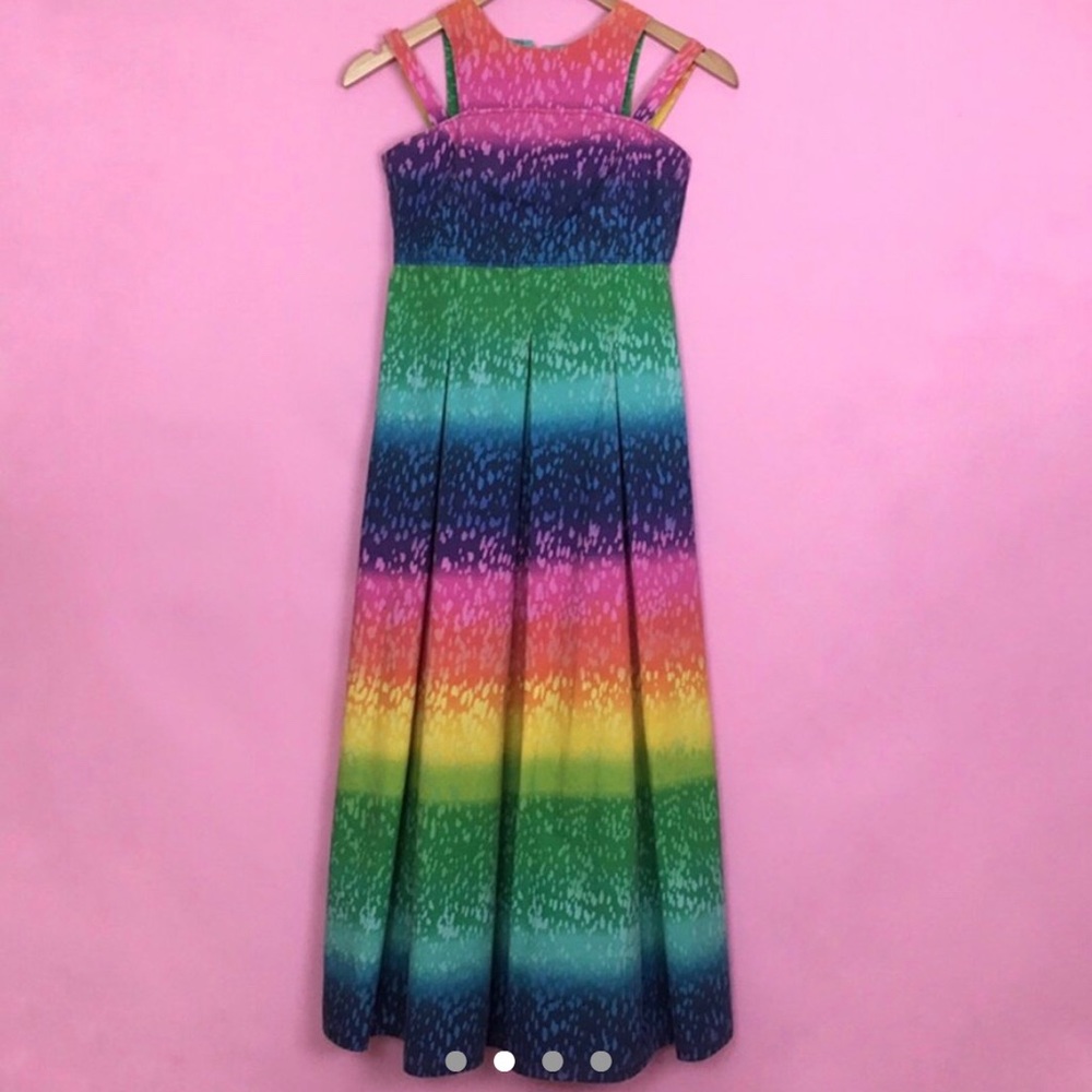 Vintage rainbow dress